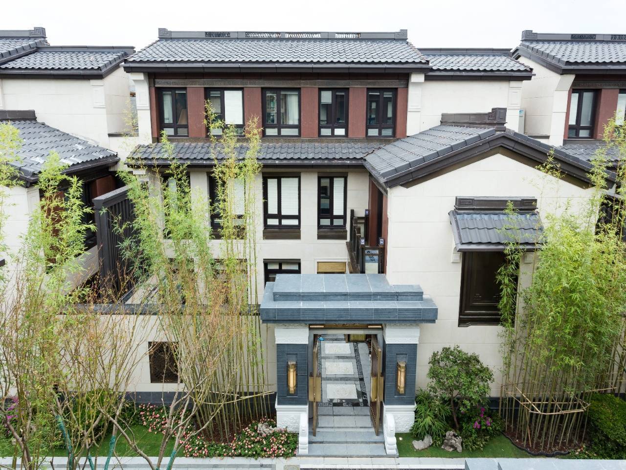 苏州【华发|姑苏院子】开发商营销中心|317平现房|合院别墅_设计_面积