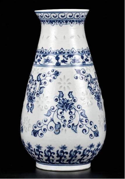 晶莹剔透的青花玲珑瓷,瓷艺的绝美结合!_瓷器_景德镇_图案