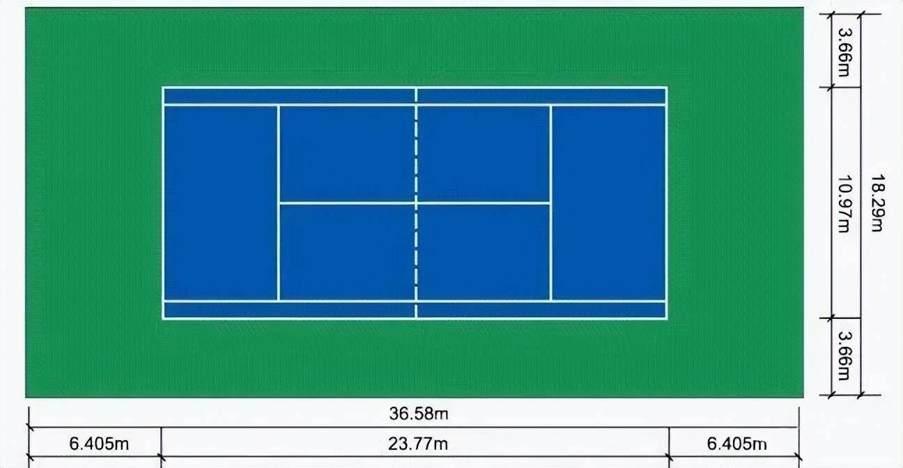网球场地图片示意图图片