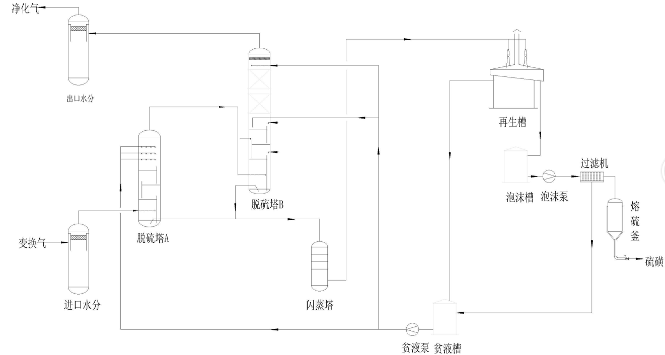 東獅溼式氧化法加壓脫硫新工藝(一)_技術特點_硫化氫_填料