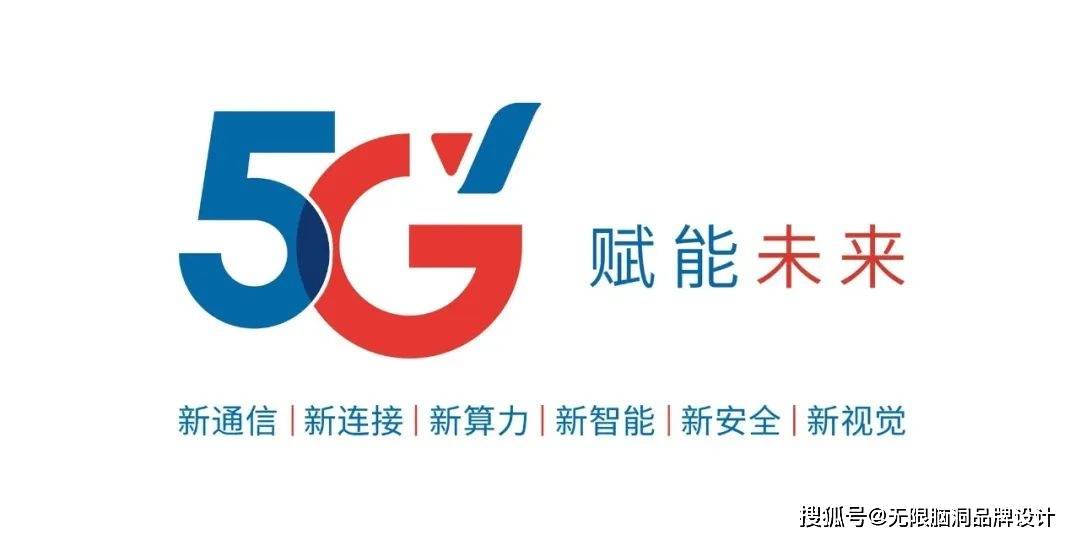 无限脑洞品牌设计:中国电信启用全新5g标志 以「v」取代「hello」!