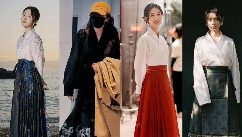 杨幂马面裙热搜翻车,被汉服粉指出裙门穿歪,网友辣评:啥火蹭啥_文化