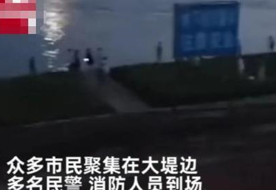广东一男子在江堤边遛狗，不幸被狗拽入江水中，现仍在搜寻中…… 