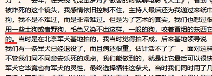 20年前的老片被顶上热搜，炸死功勋犬，导演还被夸“善良”？ 