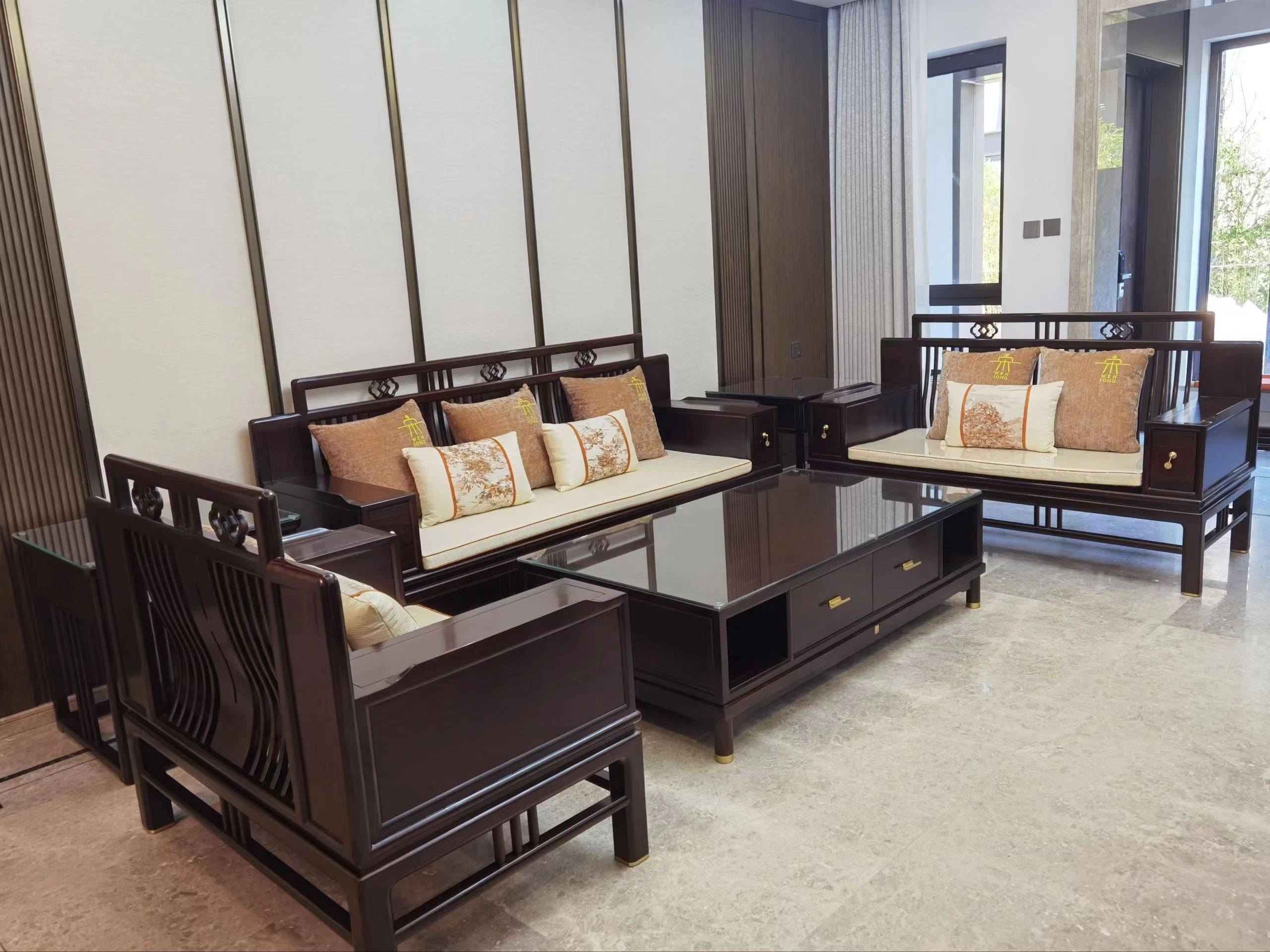 木意新中式,却让空间顿生辽阔大气_风格_元素_传统