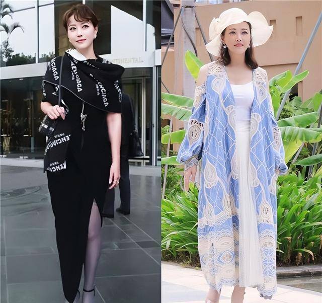56岁周海媚告诉你:女人上了年纪,衣要长,发要短,美得优雅端庄_身材