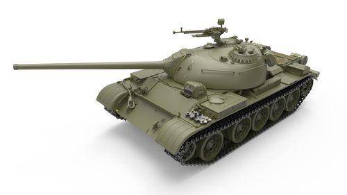 苏联冷战时期的第一款性能先进的制式主战坦克:t