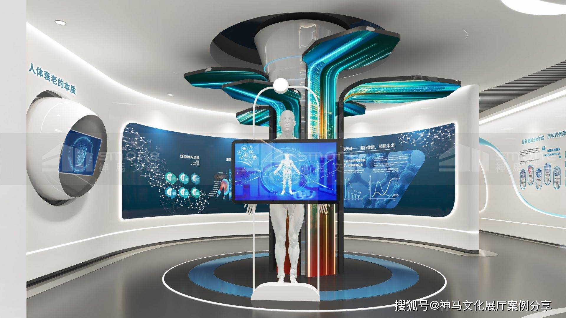 一些优秀的干细胞企业展厅主题馆设计的案例 | 神马文化案例_生命