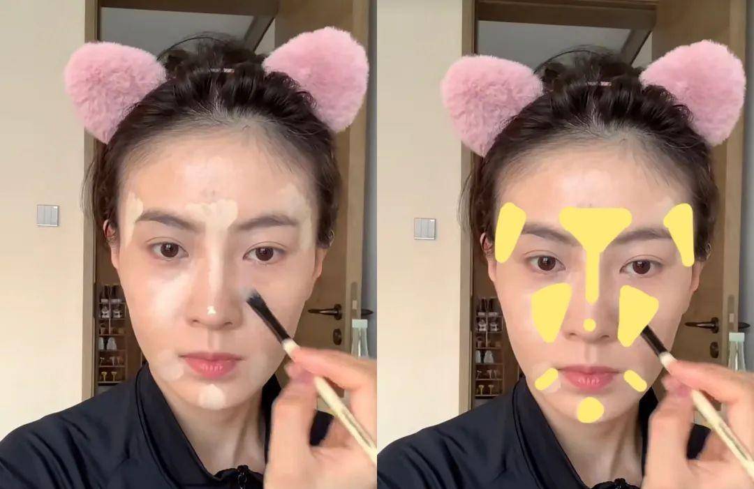 闭嘴张柏芝,开口马冬梅…沈腾看了她都得懵圈吧?_化妆_眉毛_眼睛