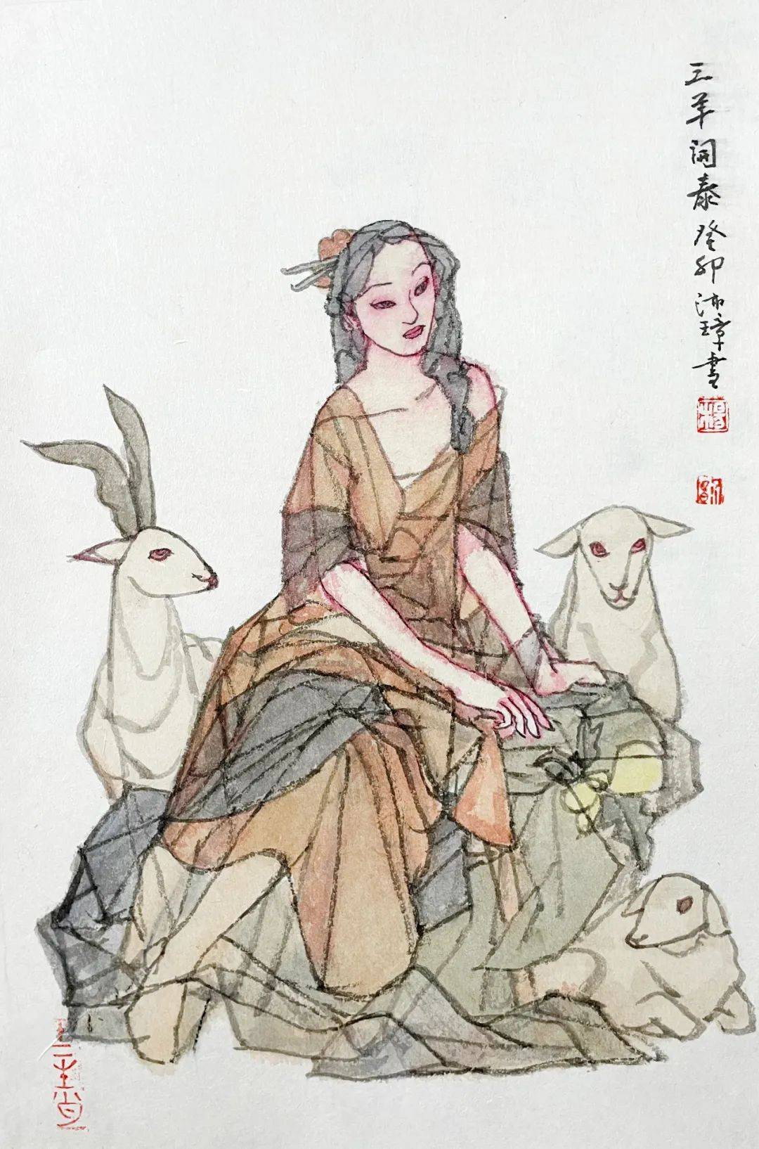 甲辰2024中国书画名家精品日历 //杨沛璋_作品_法国_画集