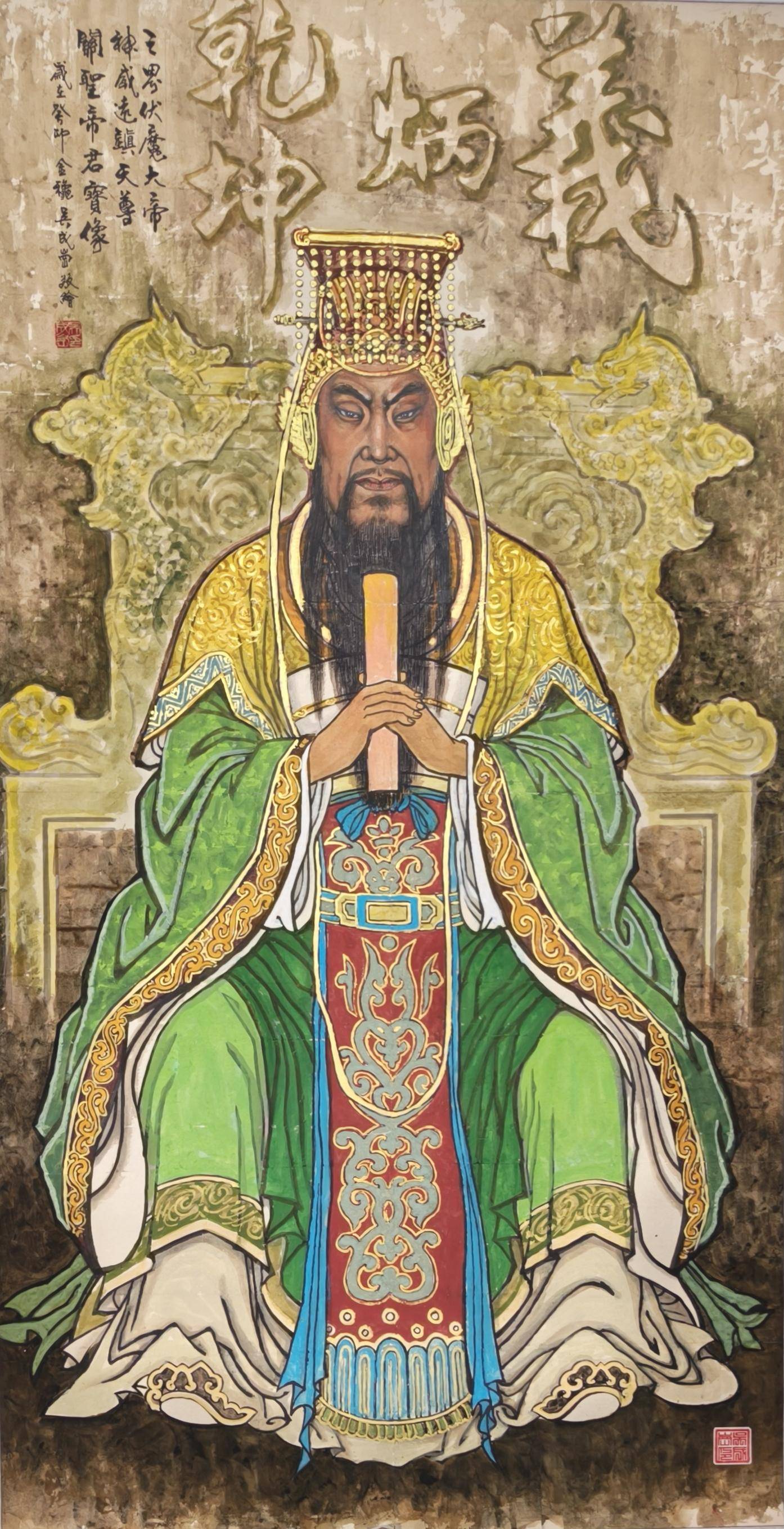 著名人物画艺术家——吴成岗作品欣赏_三国_书画_关公