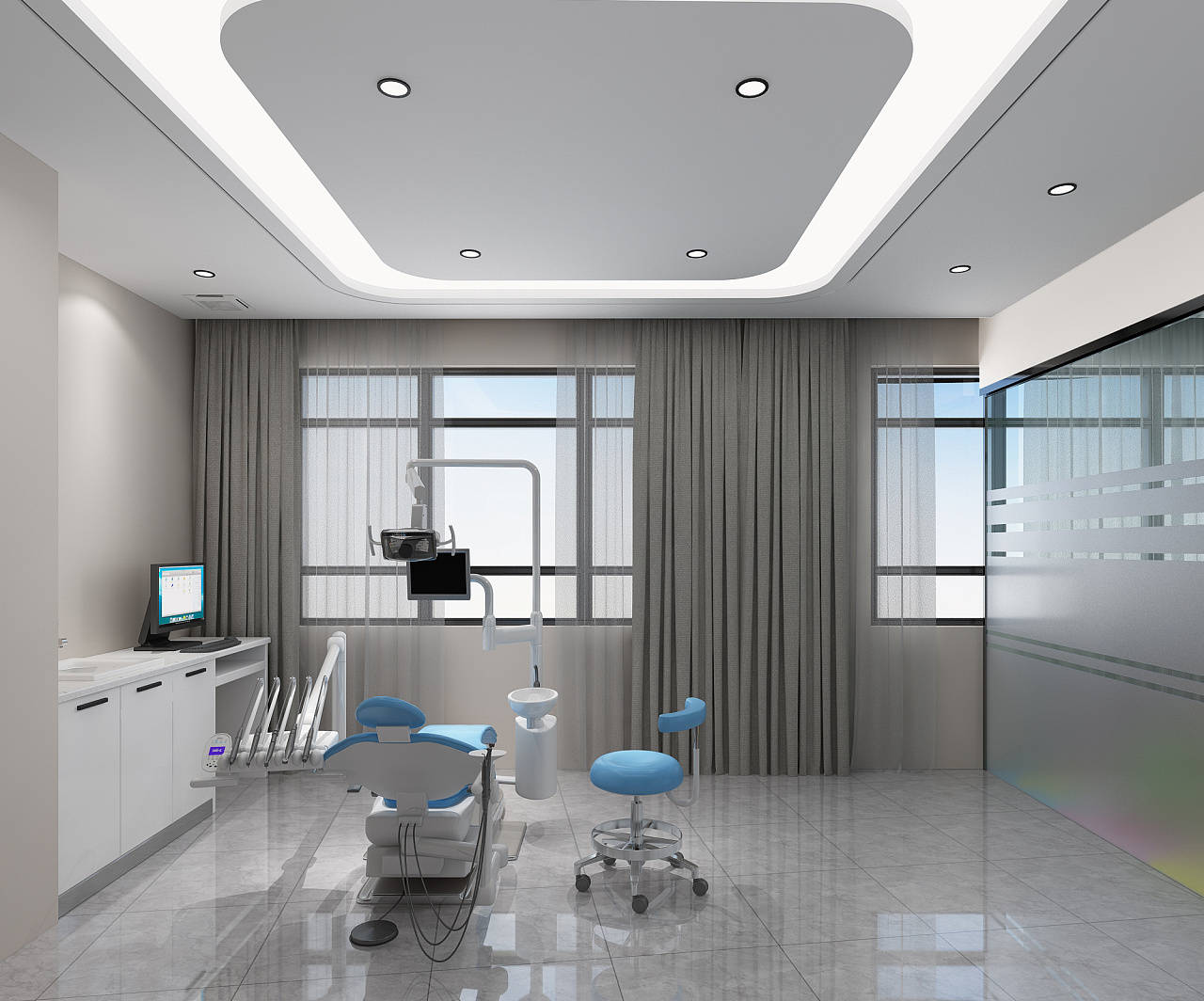 30平方牙科诊所设计:实现高效,舒适且专业的诊疗环境_患者_设备_医疗