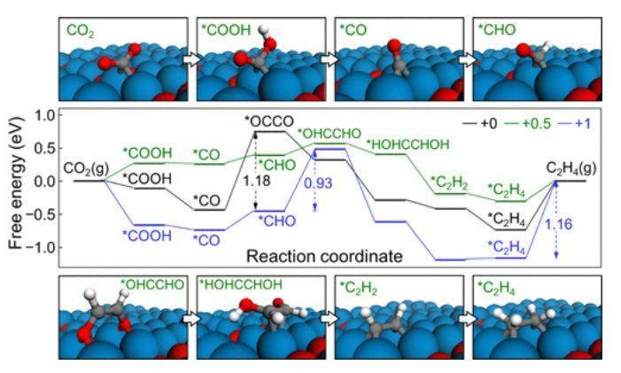 jacs:氧化铜基催化剂上co2电还原为c2 产物的选择性_表面_吸附_进行