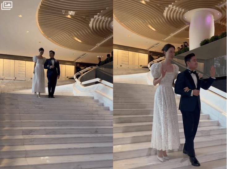 张艾嘉独子大婚,多位大咖并排自拍,王大陆陈柏霖中途跑去吃汉堡