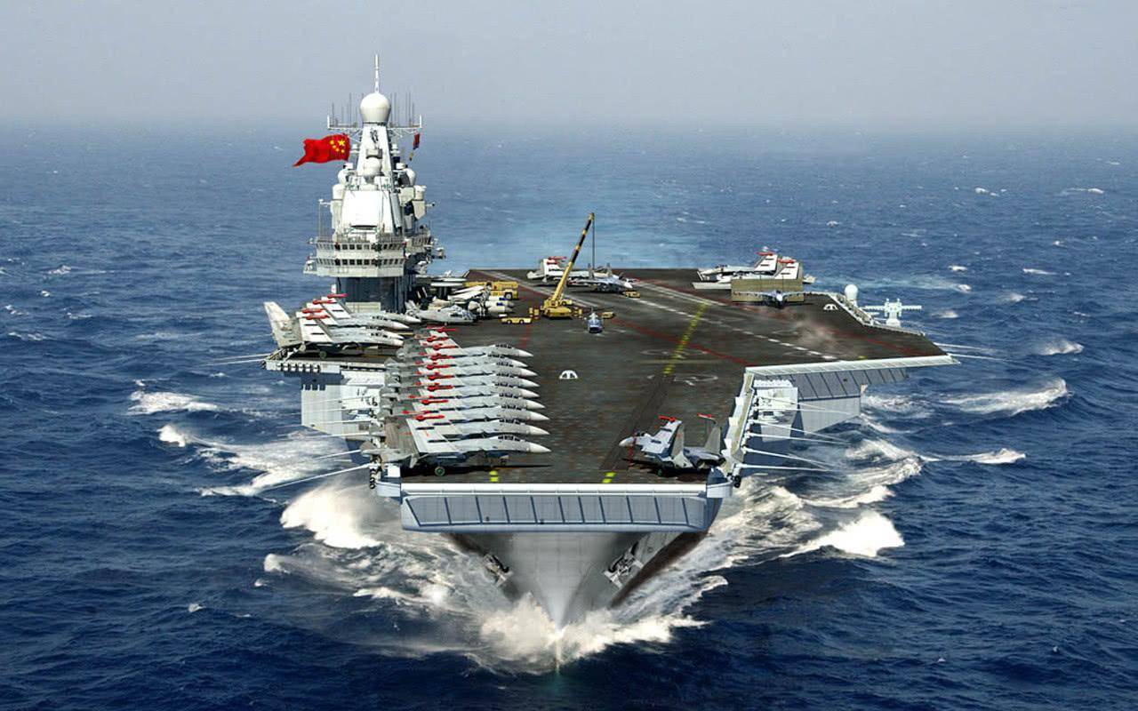 中国首艘核动力航母图片