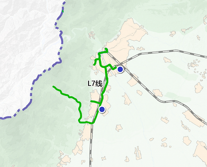 l8线:温崇线该线路对应的是早前规划的市域铁路s19线,但线路走向做了
