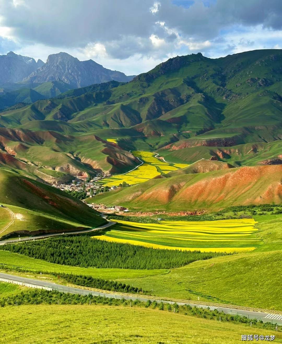 祁连牛心山风景区图片