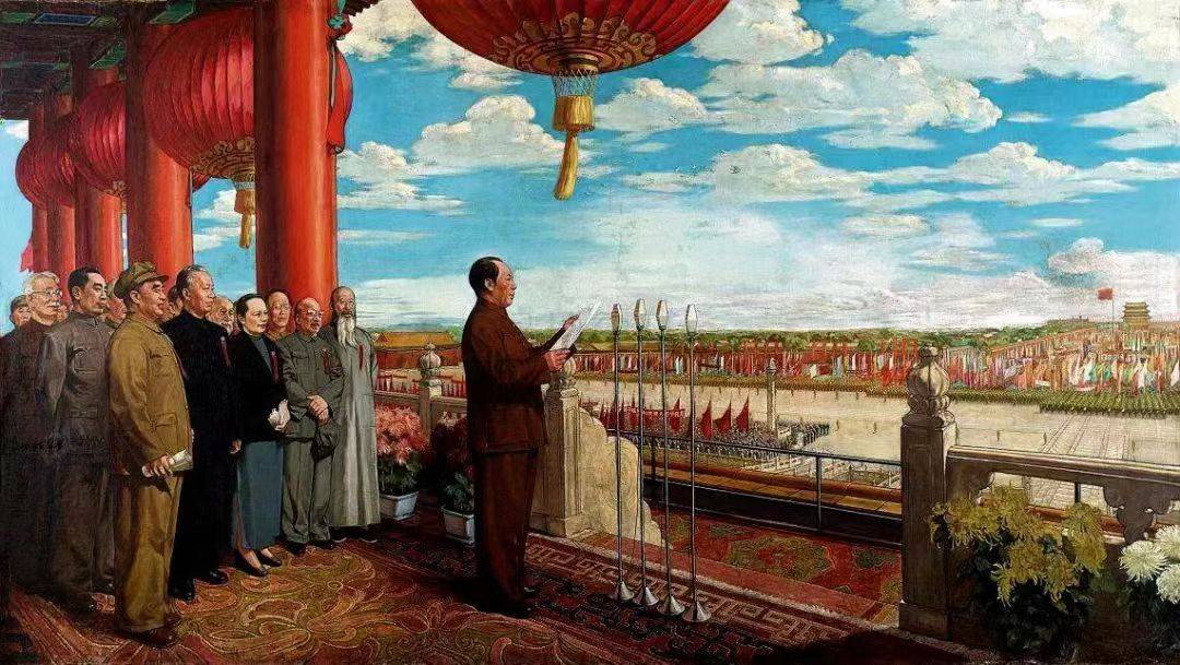 董希文作品《开国大典》牛晓辉/作品宓风光/作品胡旻/作品大墨/作品董