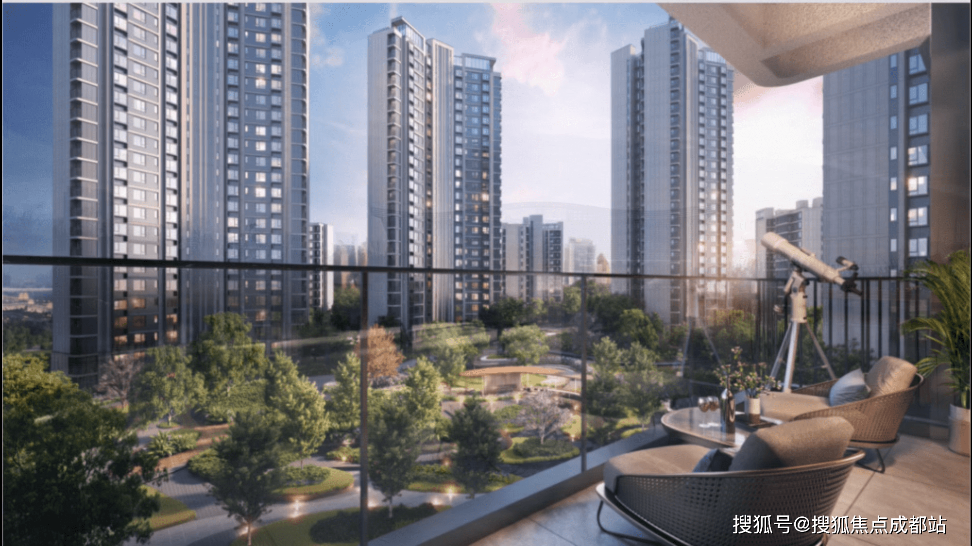 【2024最新消息华润置地天府九里楼盘中心-楼盘详情-户型_成都市_景观_部分