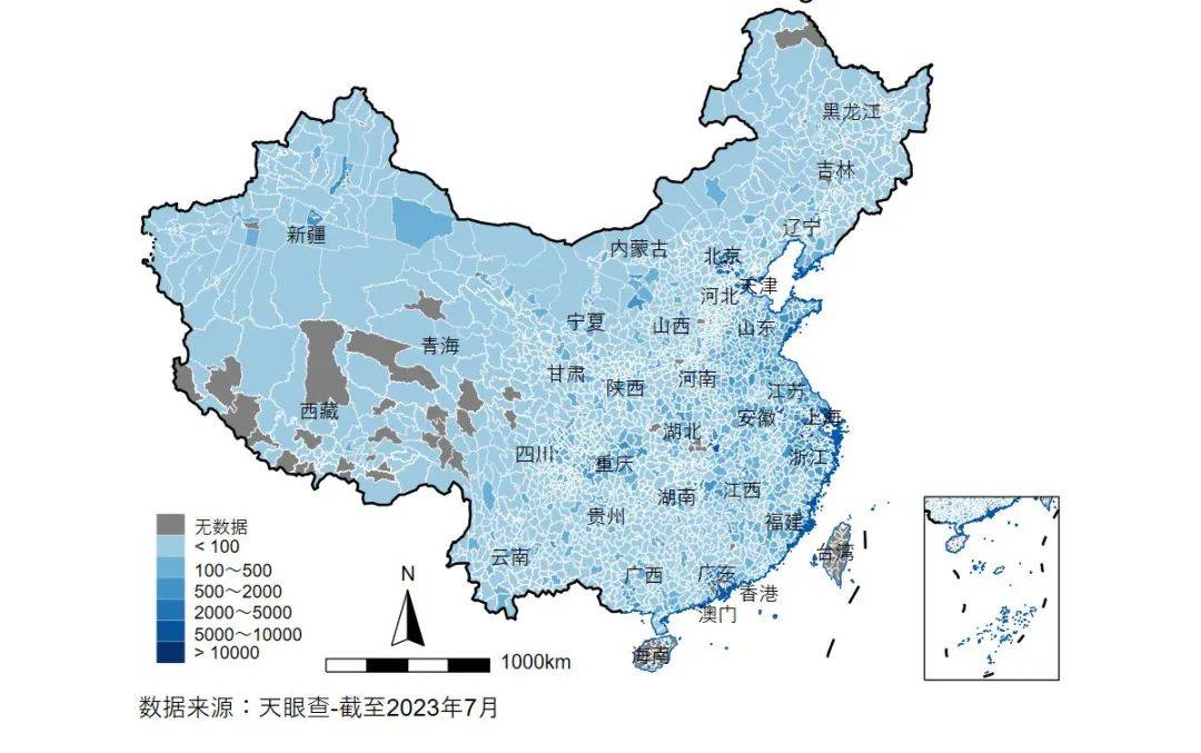本份数据更新至2023年7月,涵盖了2000年至2023年7月间中国各省市县的
