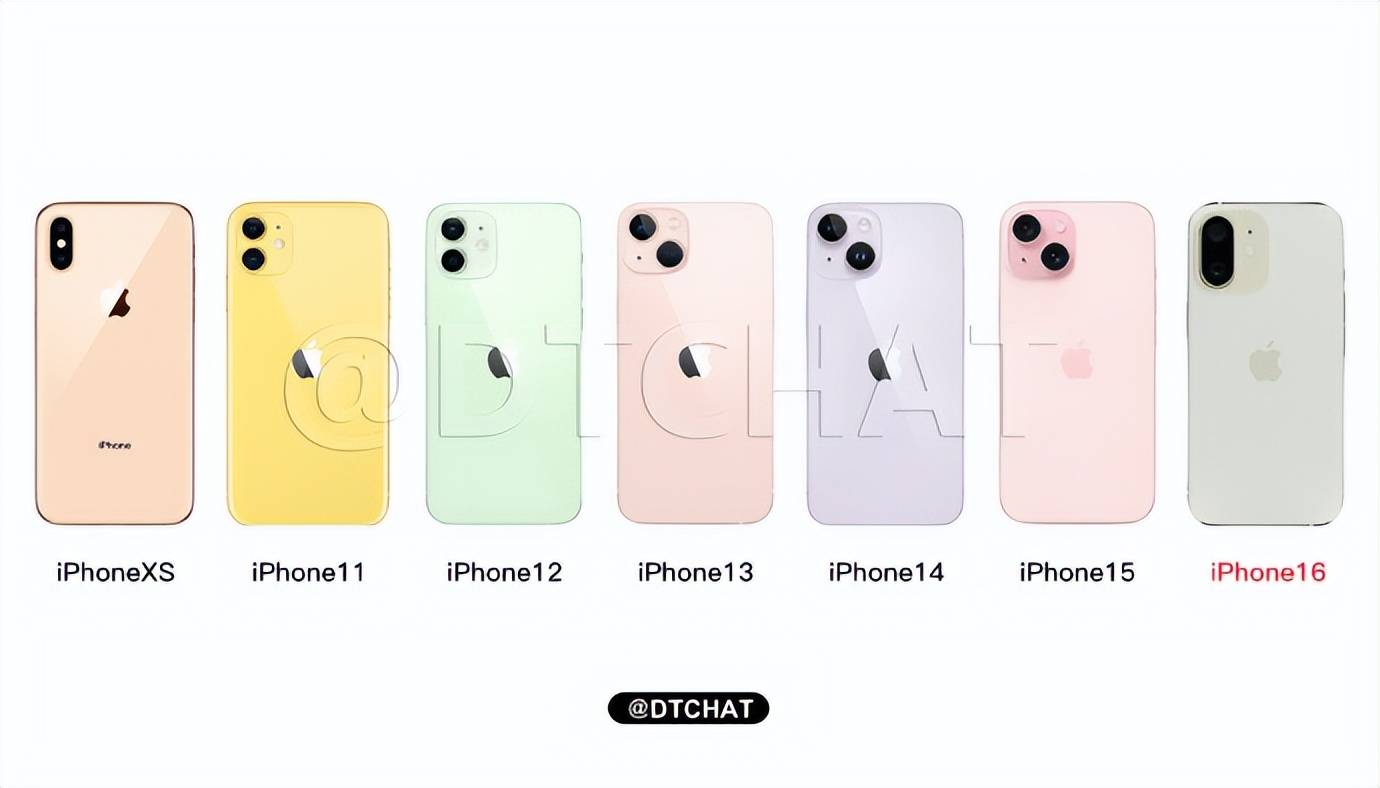 第二种设计与iphone 7 plus和iphone x类似,具有统一的竖向摄像头凸起