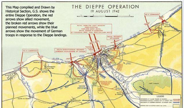 盟軍兵馬未動,情報提前洩露,迪耶普登陸導致4304名官兵