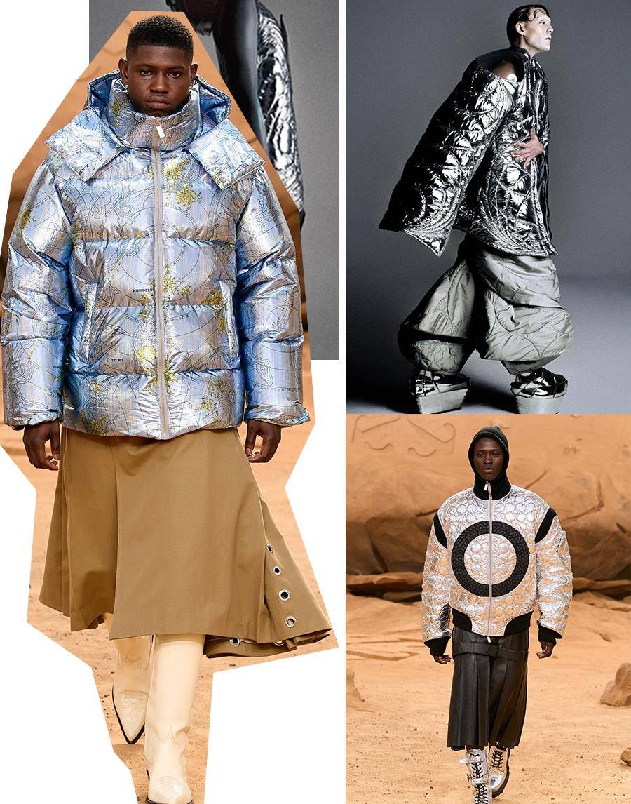 金属银色,光泽优雅,冰冷酷炫的高级潮流_时尚_质感_衣服