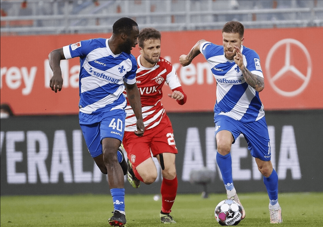 周六德甲: 达姆施塔特vs沃尔夫斯堡