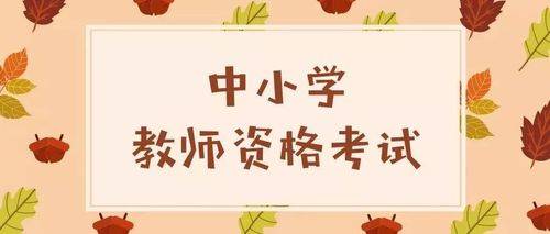 中小学教师资格证：2024年中小学教师资格考试全年日程