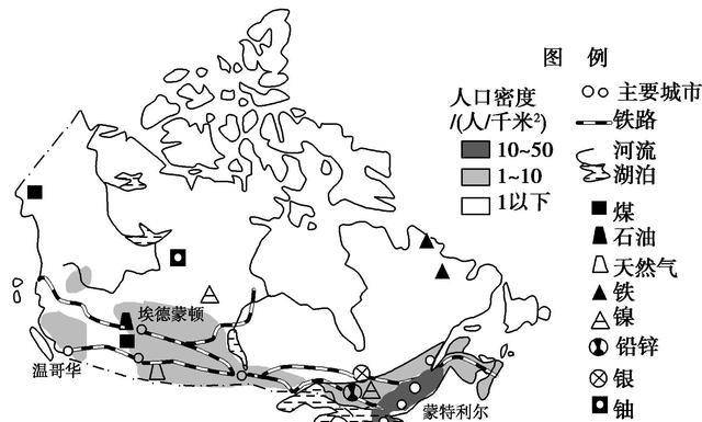 另外加拿大国内可持续的淡水资源占世界的7%.