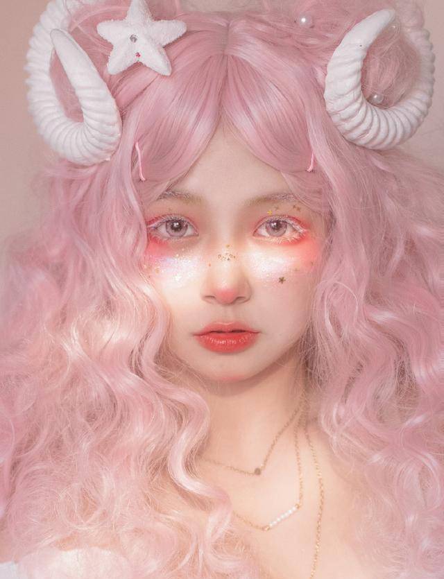 "白羊座"洛丽塔妆容太美了!