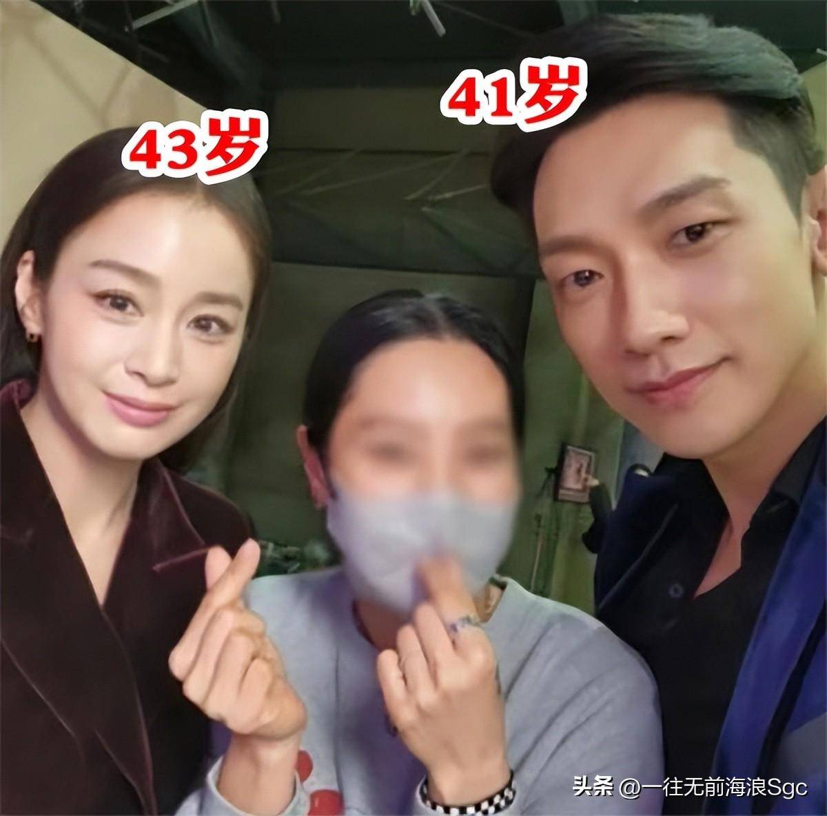 rain金泰熙合体拍广告,43岁金泰熙皱纹变多,两人生图引争议!