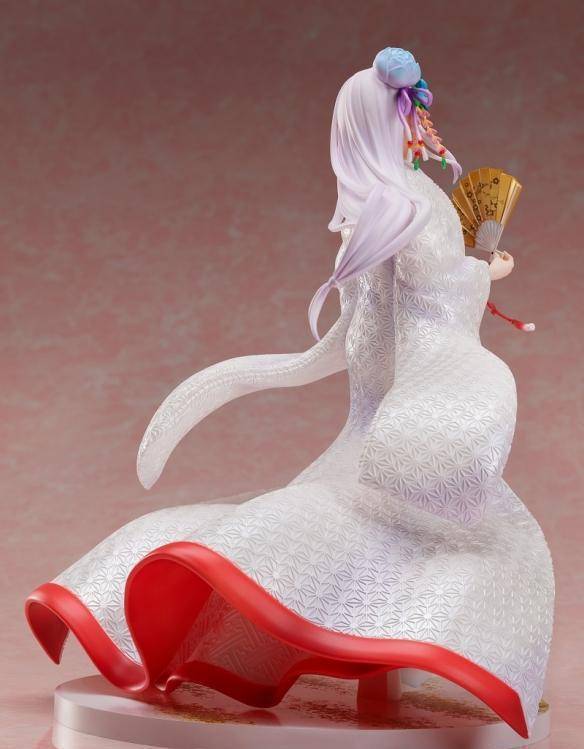 《从零开始》爱蜜莉雅手办,白无垢造型绝美,老婆新服装真好看_生活