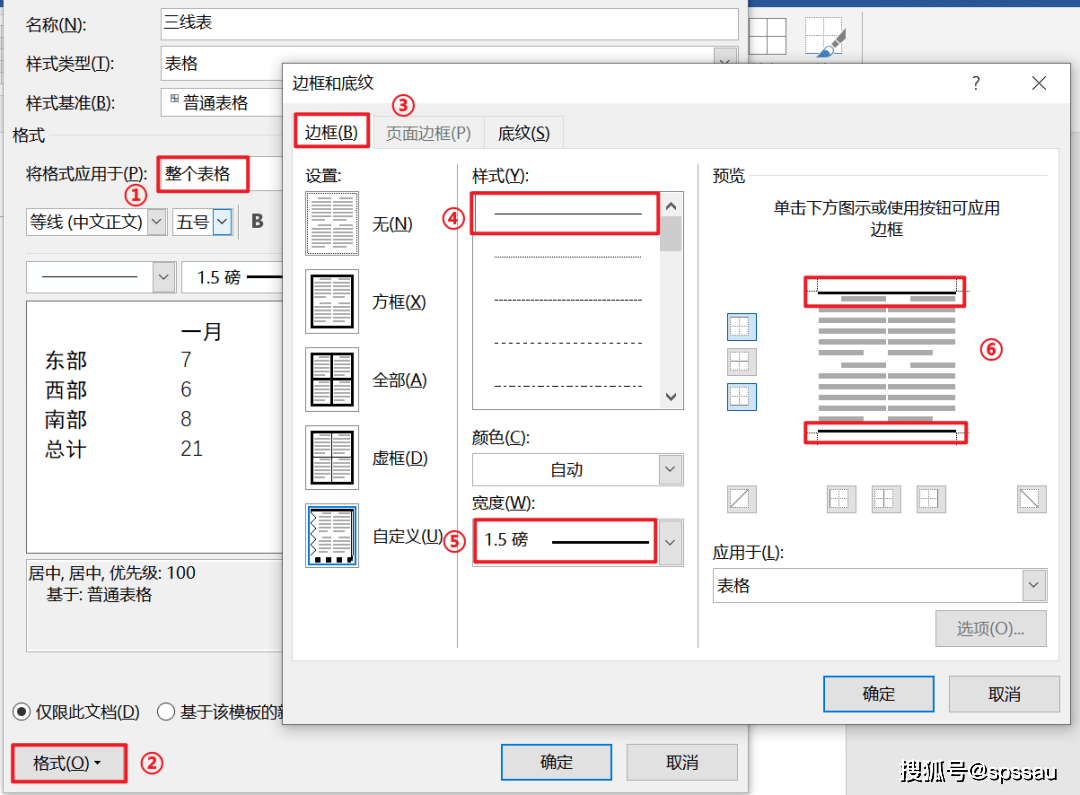 科研論文三線表製作與調整_表格_step_進行