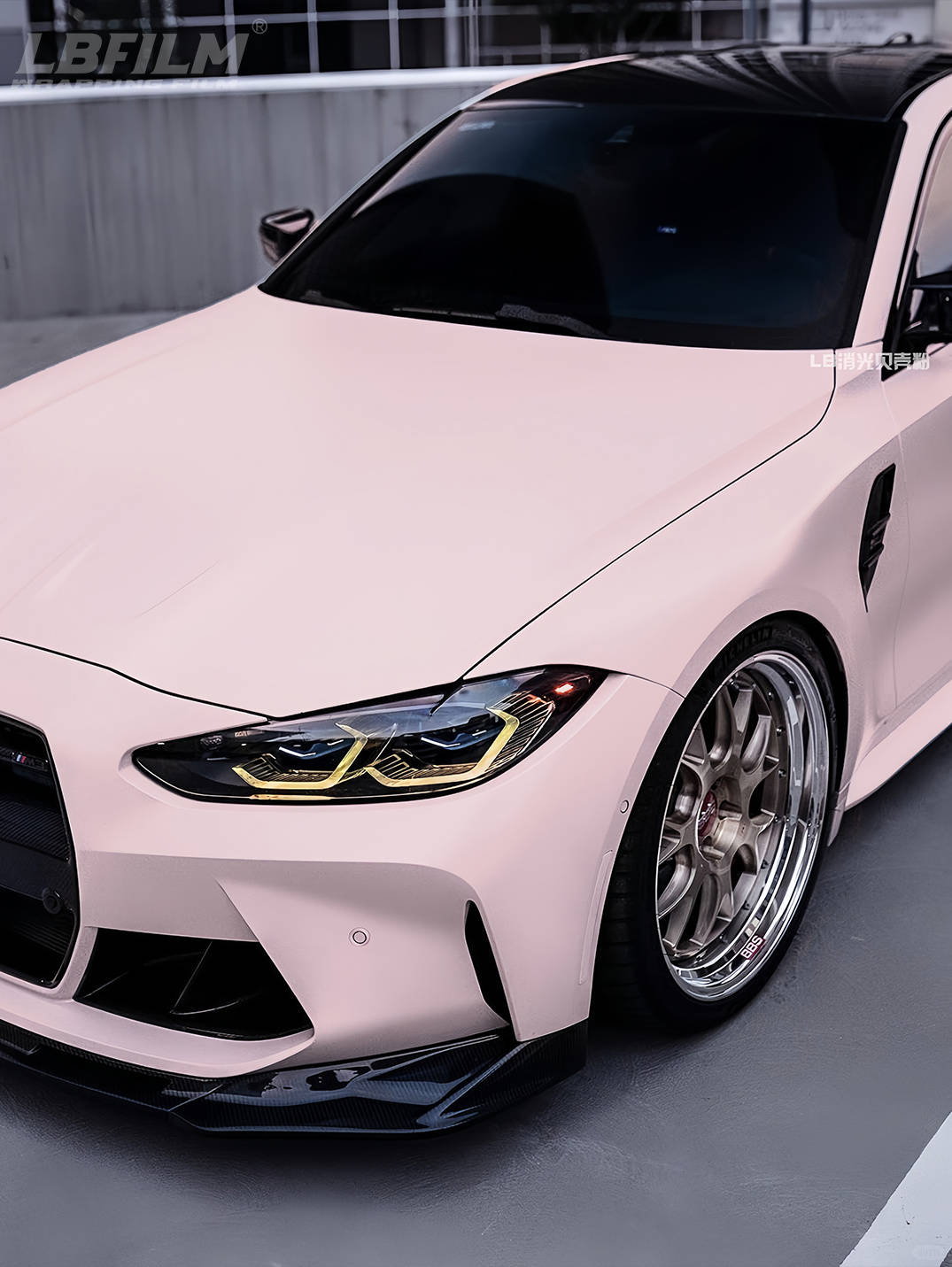 宝马-lb改色膜消光贝壳粉,太太太好看了吧!_颜色_安利_温温