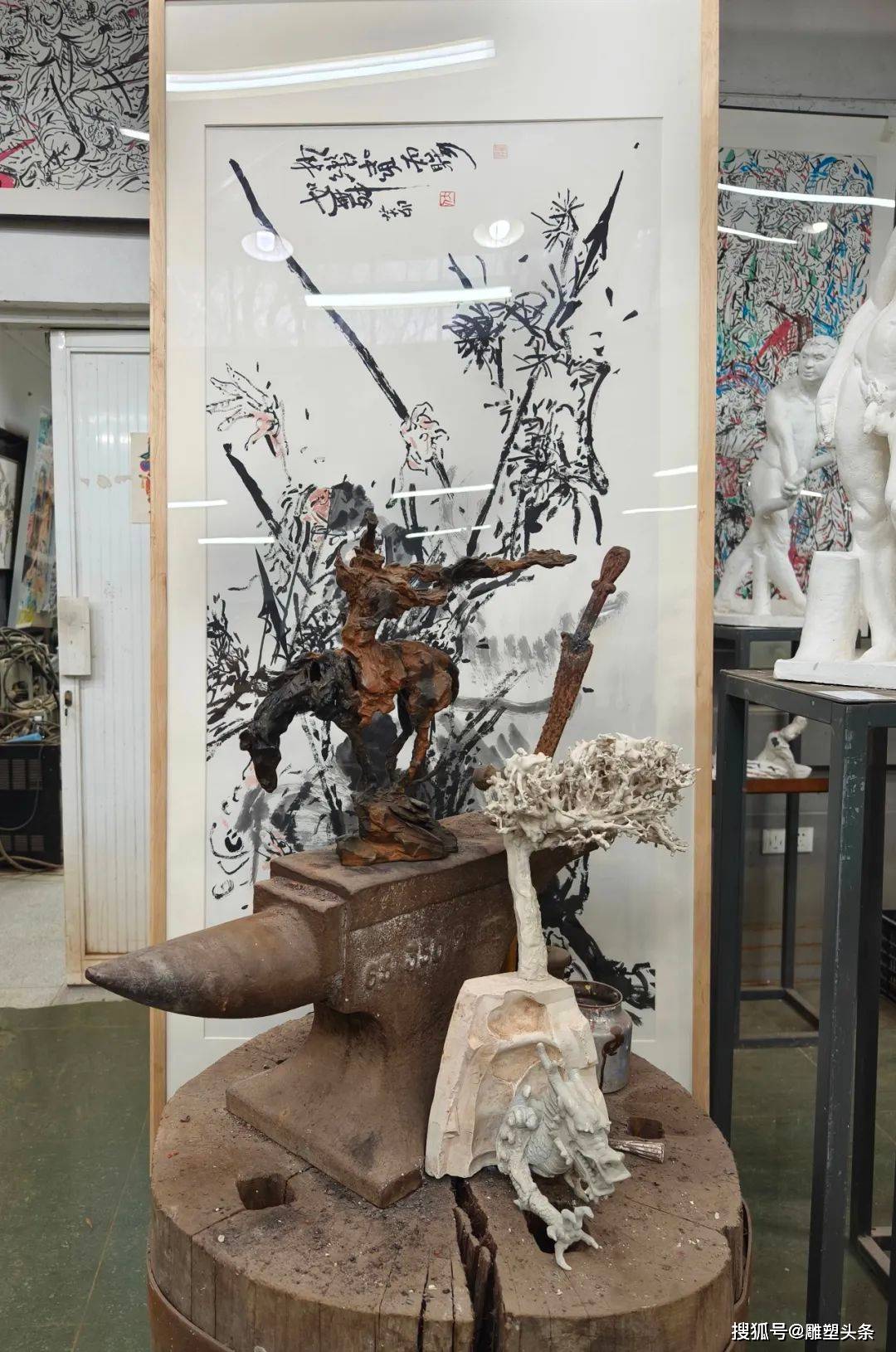 "线索与空白:徐飞作品展" 顺利开幕!_展览_艺术_雕塑