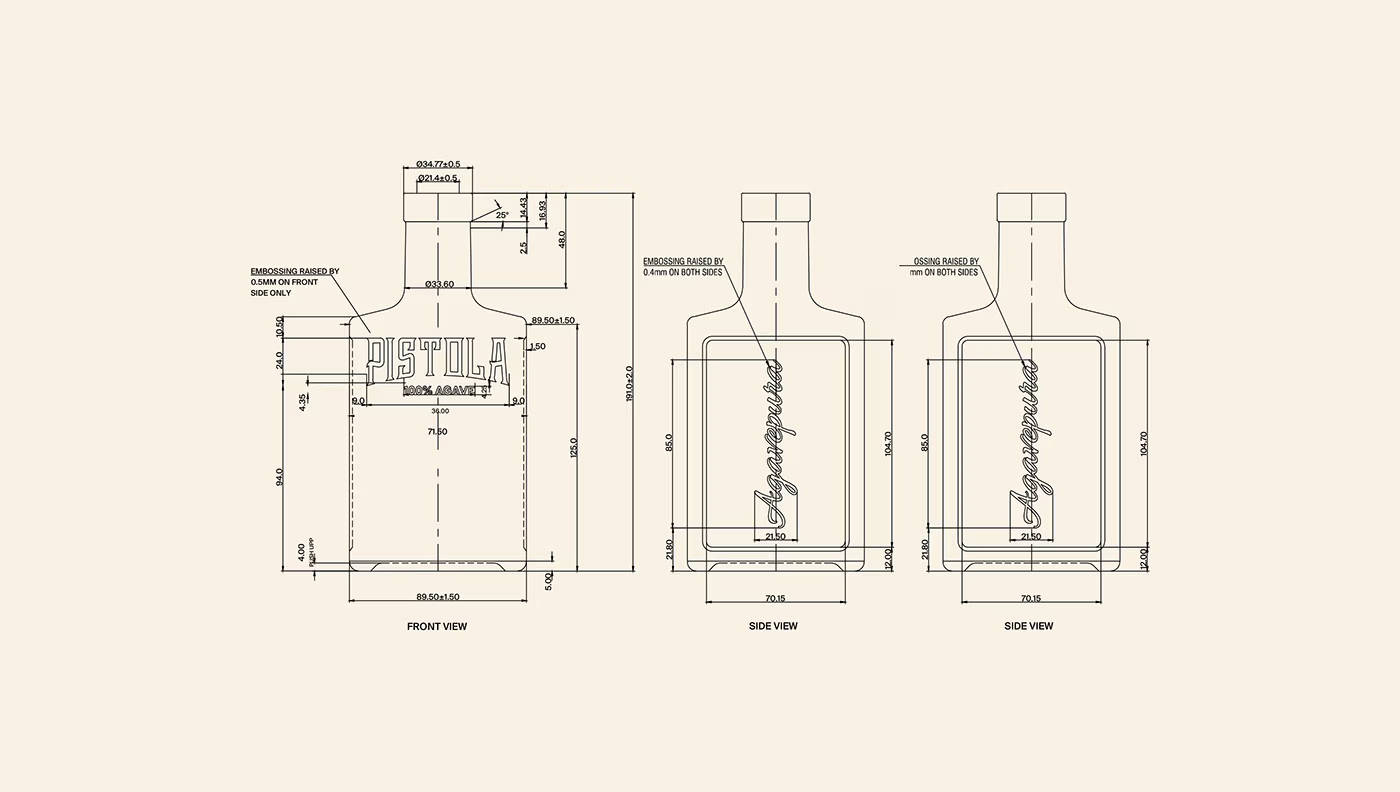 北京商務光瓶酒包裝設計_標籤_低度酒_作品