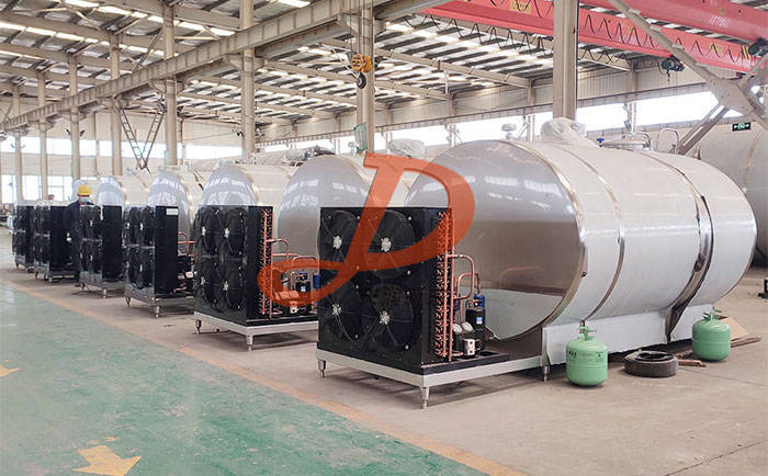 制冷罐常用于鲜奶果汁等液体食品贮存