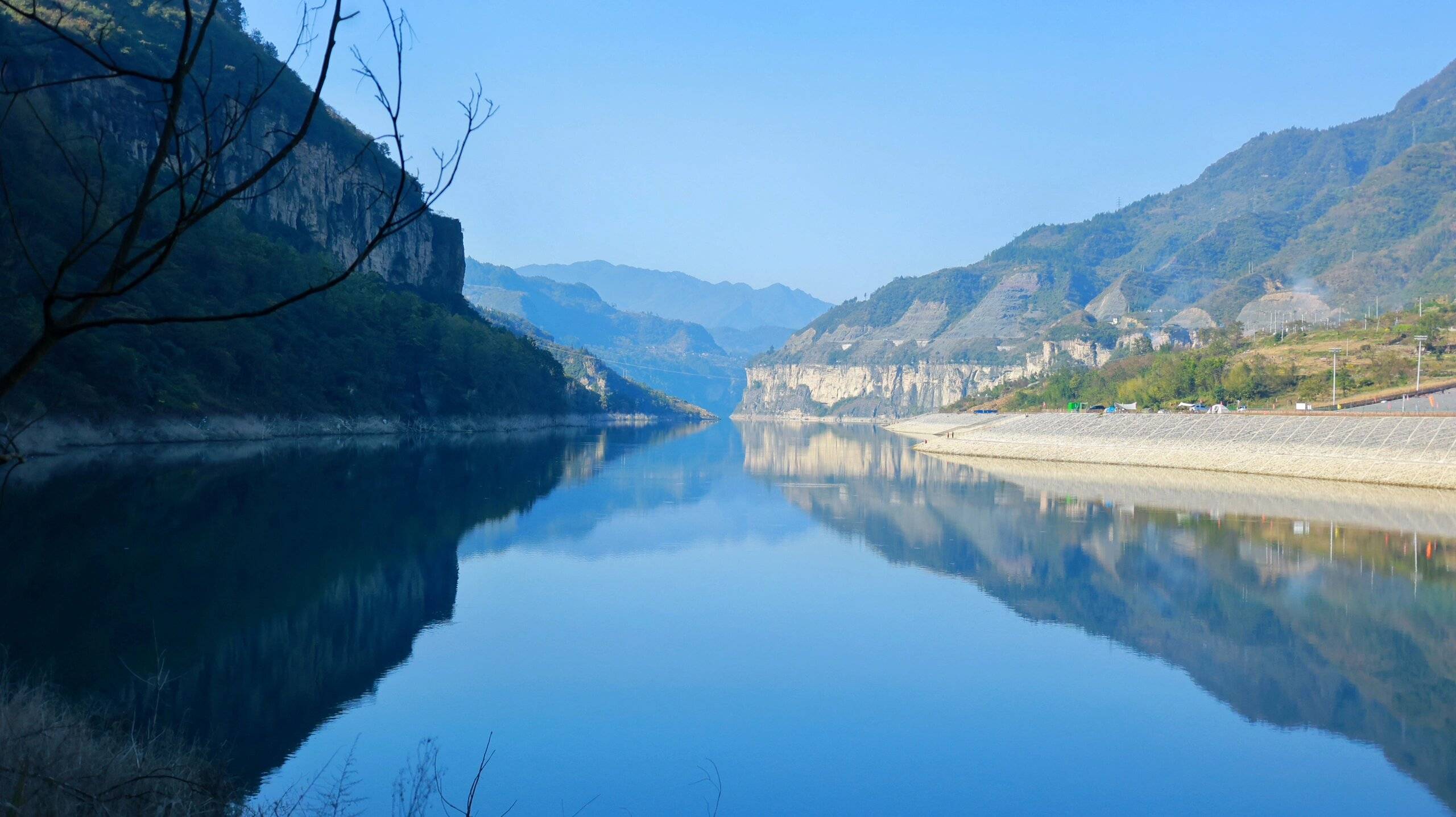 重庆金山湖水库图片