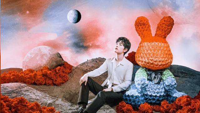 肖战粉丝神p图:魔幻现实主义!_背景_整体_大陆