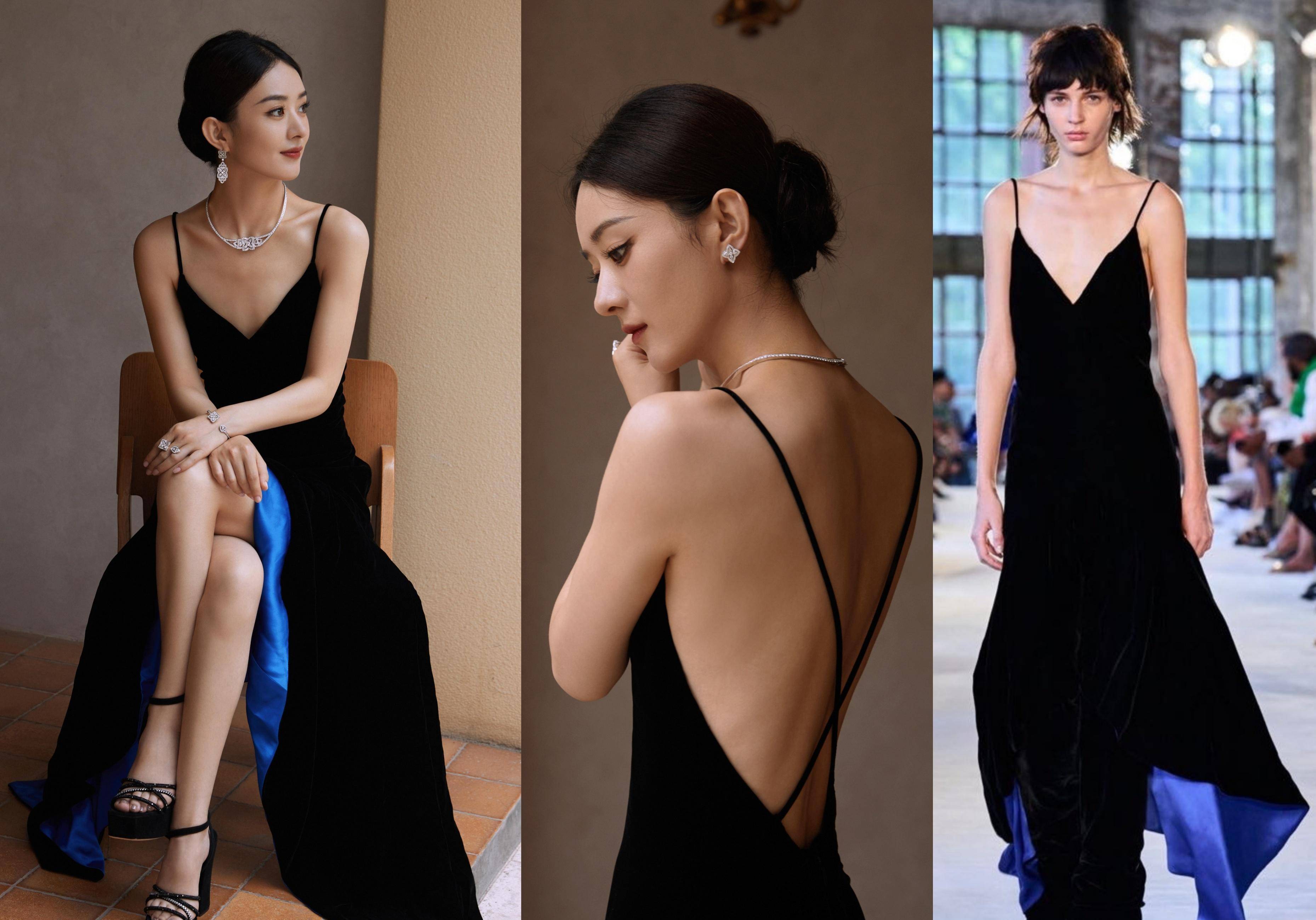 赵丽颖冲奖闪金光,秦岚颁奖好明艳_女明星_照片_衣服