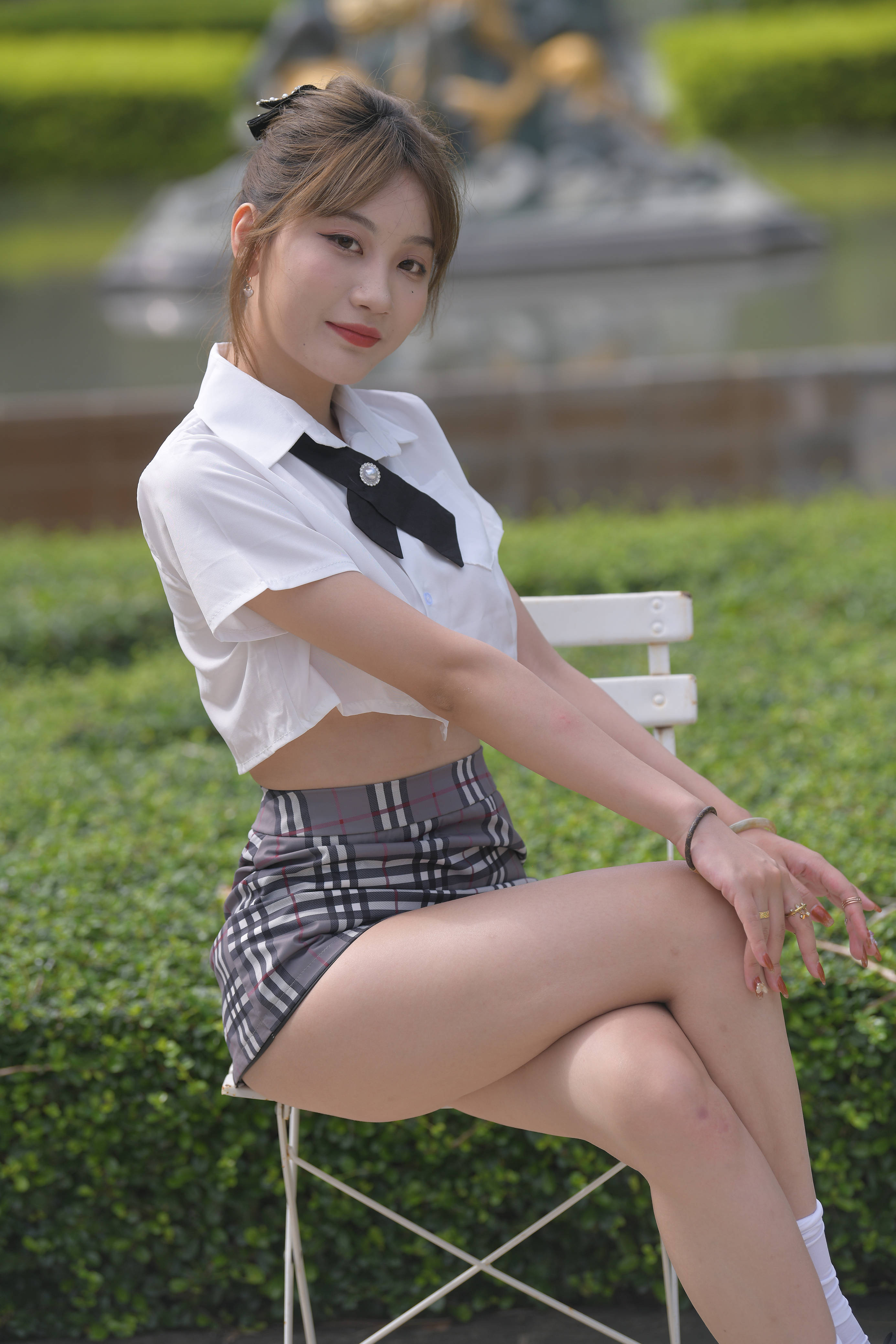 美少女青春范学生装够气派清爽又吸睛