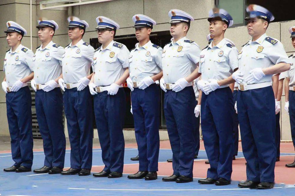 新条令纲要宣贯月自贡支队开展2020年队列会操