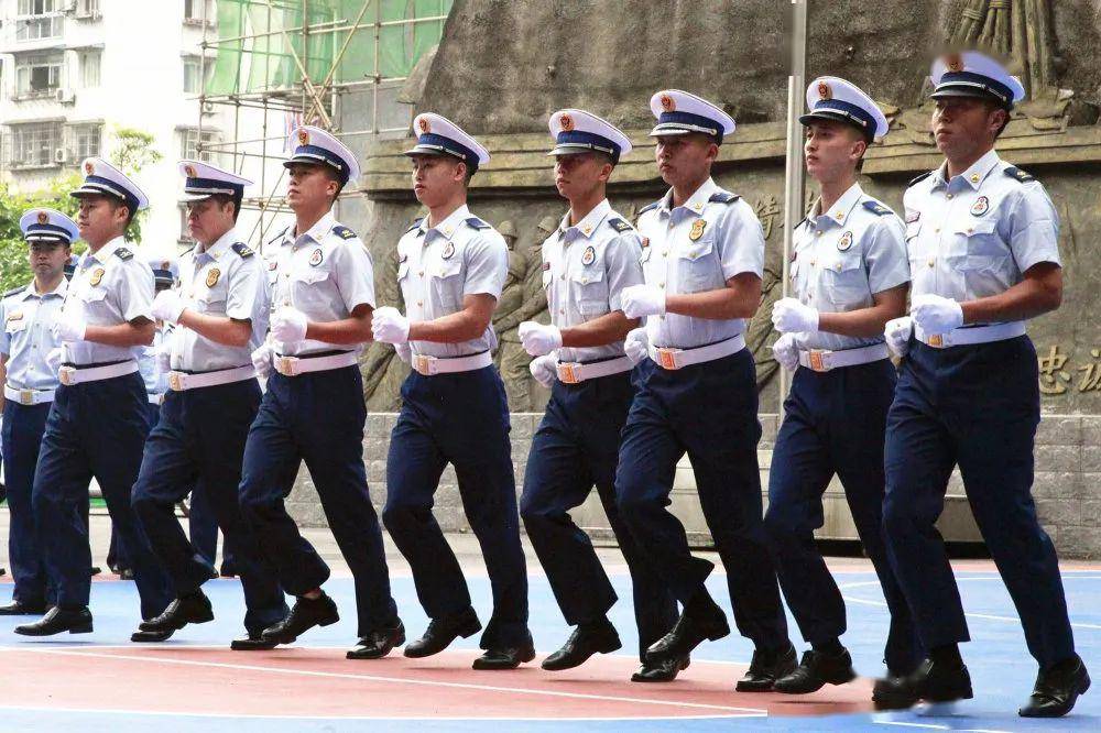 新条令纲要宣贯月自贡支队开展2020年队列会操