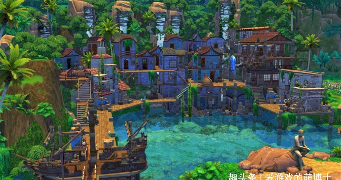 再次出手达人用模拟人生4还原魔兽世界城镇