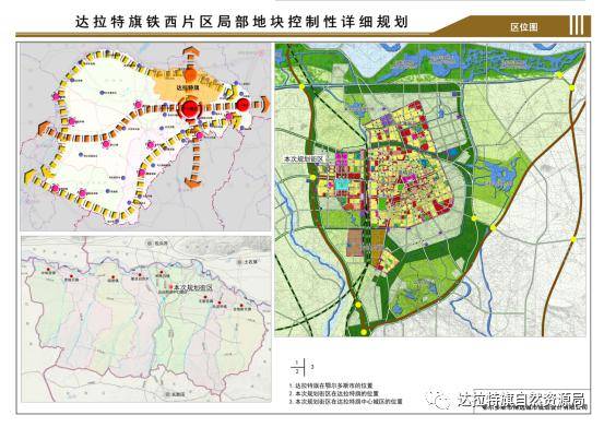 规划公示达旗铁西片区一部分将这样建↘