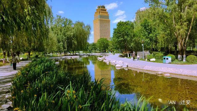 lian上迁安初夏小桥流水成画你在岸边健身赏景度假