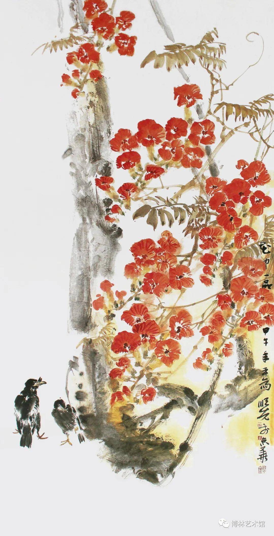 博林典藏系列四十清笔玄墨融合古今解读马顺先大写意花鸟画