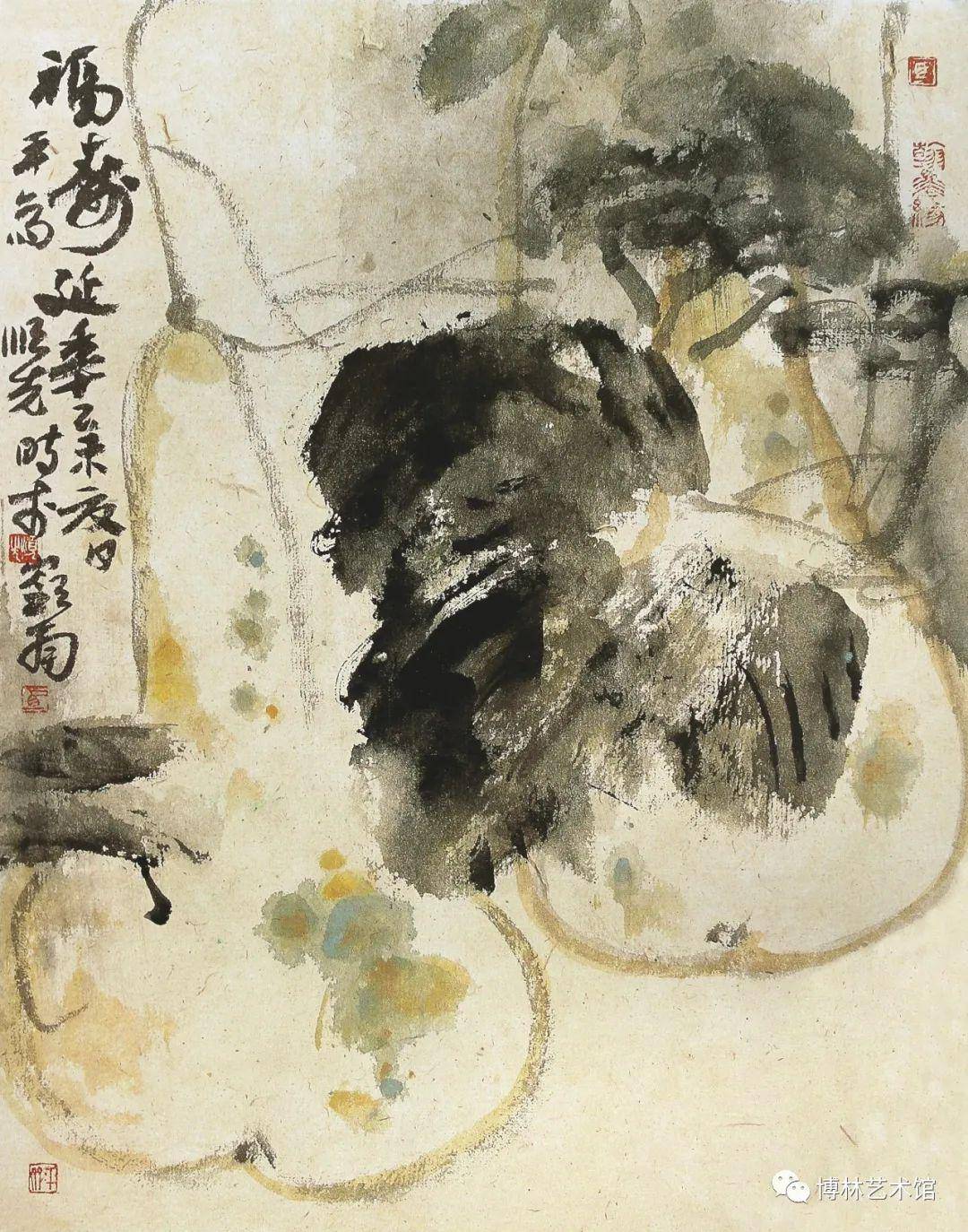 博林典藏系列四十清笔玄墨融合古今解读马顺先大写意花鸟画