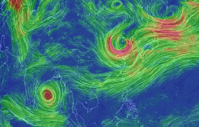 都是转圈圈 入海的高空冷涡和台风有啥区别?